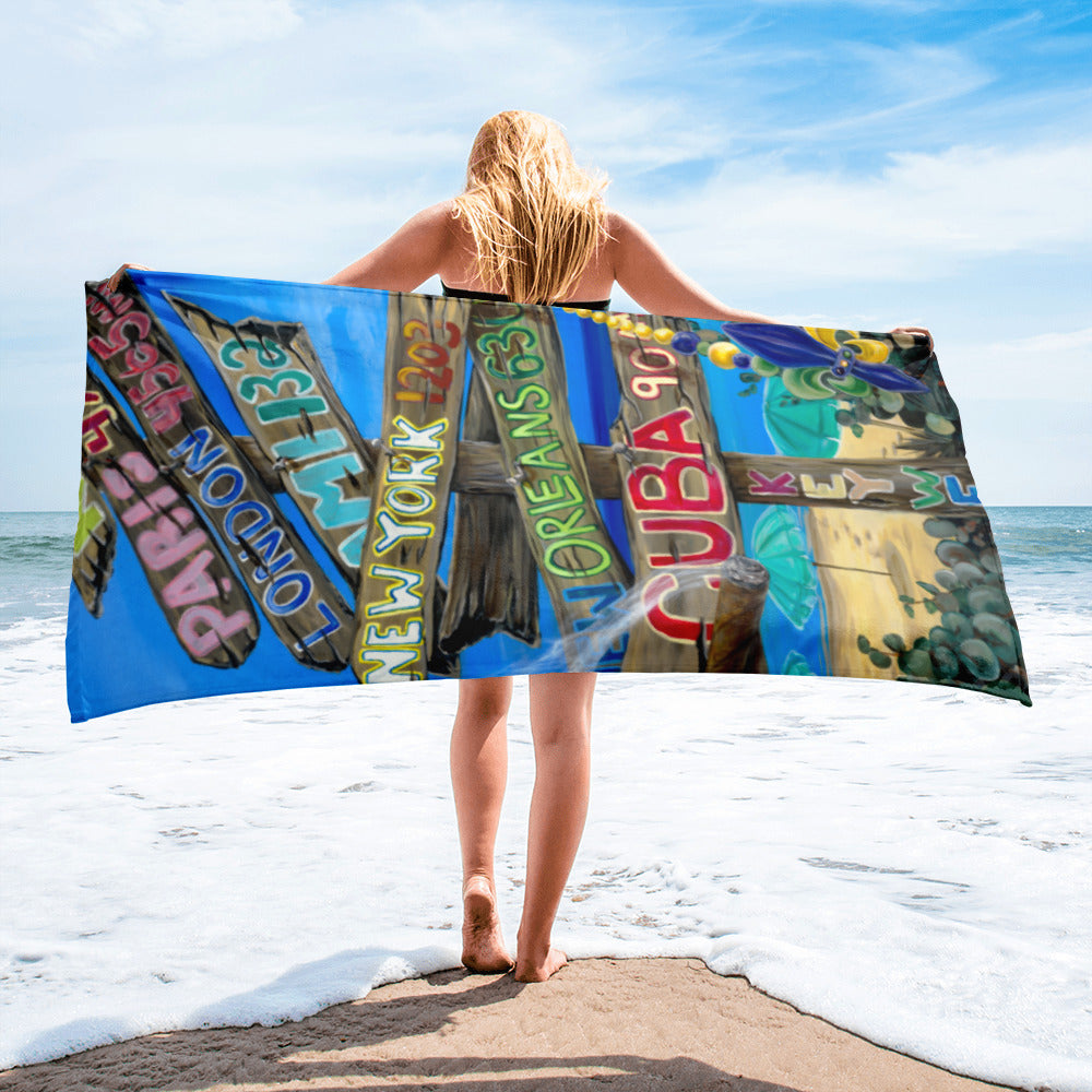 Lance Berry Artwork Beach Towel